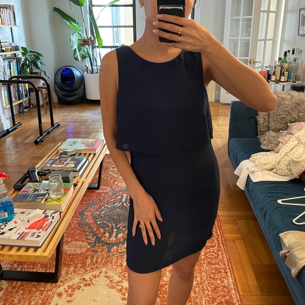 H&M navy casual dress